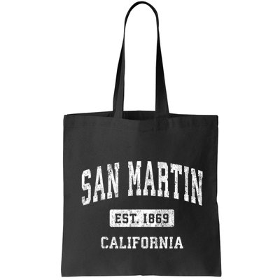 San Martin California Ca Vintage Athletic Sports Bag
