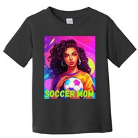 SOCCER MOM COLORFUL ULTRA REALISTIC ART Toddler T-Shirt