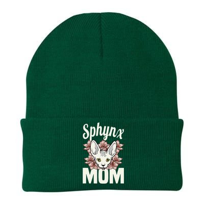 Sphinx Mom Cat Lover Sphynx Hairless Mother Breed Naked Cat Knit Cap Winter Beanie