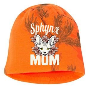 Sphinx Mom Cat Lover Sphynx Hairless Mother Breed Naked Cat Kati - Camo Knit Beanie