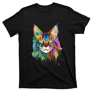 Splash Maine Coon Cat T-Shirt