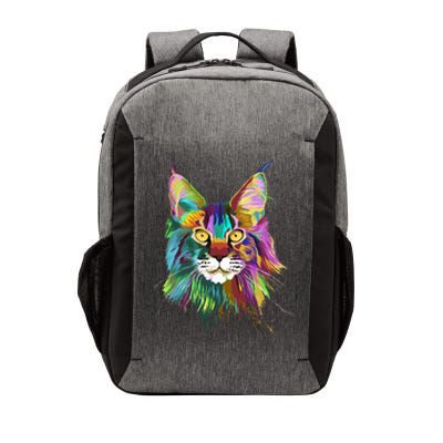 Splash Maine Coon Cat Vector Backpack