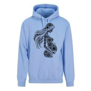 Snowflake Merry Christmas Snowflakes Pregnancy Gift Unisex Surf Hoodie