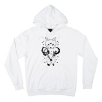 Sailor Meow Cute Moon Cat Space Magic Gothic Halloween Hoodie