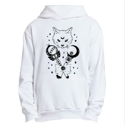 Sailor Meow Cute Moon Cat Space Magic Gothic Halloween Urban Pullover Hoodie