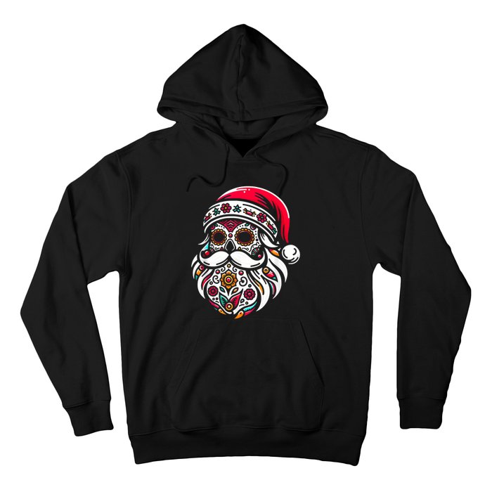 Santa Mexico Calavera Christmas Hoodie