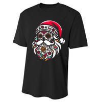 Santa Mexico Calavera Christmas Performance Sprint T-Shirt