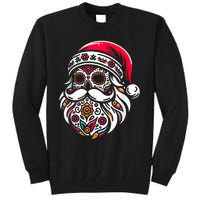 Santa Mexico Calavera Christmas Tall Sweatshirt