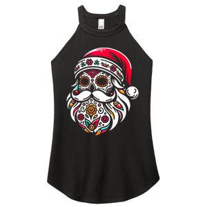 Santa Mexico Calavera Christmas Women's Perfect Tri Rocker Tank