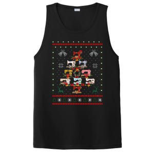 Sewing Machines Christmas Tree Quilt Sewing Lovers Xmas PosiCharge Competitor Tank