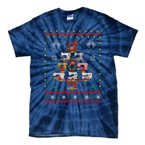 Sewing Machines Christmas Tree Quilt Sewing Lovers Xmas Tie-Dye T-Shirt