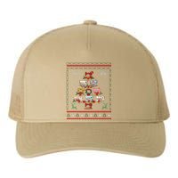 Sewing Machines Christmas Tree Quilt Sewing Lovers Xmas Yupoong Adult 5-Panel Trucker Hat