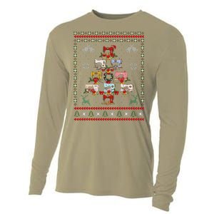 Sewing Machines Christmas Tree Quilt Sewing Lovers Xmas Cooling Performance Long Sleeve Crew