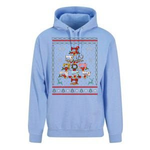 Sewing Machines Christmas Tree Quilt Sewing Lovers Xmas Unisex Surf Hoodie