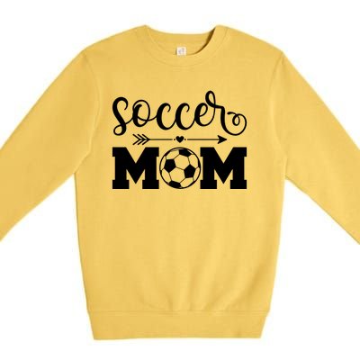 Soccer Mom Cute Gift Premium Crewneck Sweatshirt