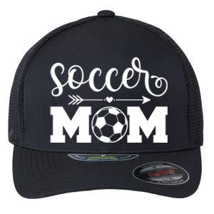 Soccer Mom Cute Gift Flexfit Unipanel Trucker Cap