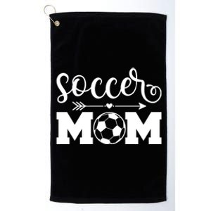 Soccer Mom Cute Gift Platinum Collection Golf Towel