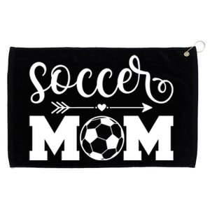 Soccer Mom Cute Gift Grommeted Golf Towel