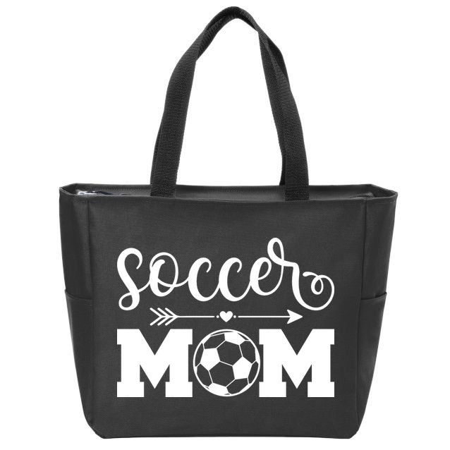 Soccer Mom Cute Gift Zip Tote Bag