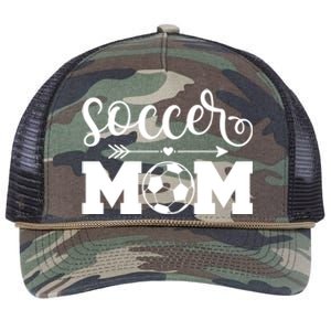 Soccer Mom Cute Gift Retro Rope Trucker Hat Cap