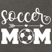 Soccer Mom Cute Gift Cotton Canvas Backpack