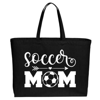 Soccer Mom Cute Gift Cotton Canvas Jumbo Tote