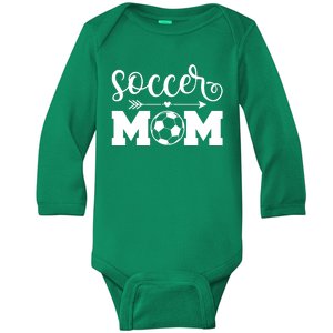 Soccer Mom Cute Gift Baby Long Sleeve Bodysuit