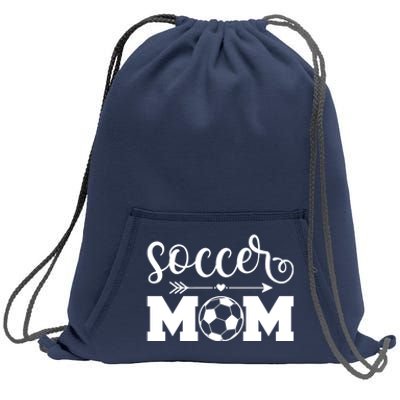 Soccer Mom Cute Gift Sweatshirt Cinch Pack Bag