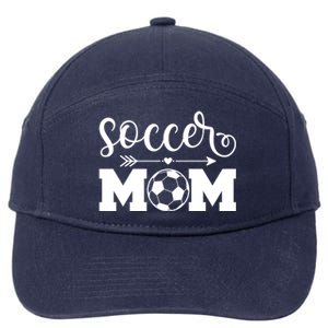 Soccer Mom Cute Gift 7-Panel Snapback Hat