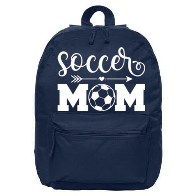 Soccer Mom Cute Gift 16 in Basic Backpack