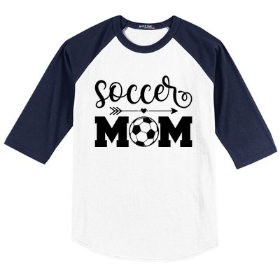 Soccer Mom Cute Gift Baseball Sleeve Shirt