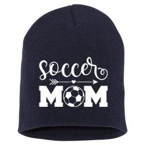 Soccer Mom Cute Gift Short Acrylic Beanie