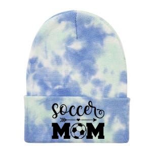 Soccer Mom Cute Gift Tie Dye 12in Knit Beanie