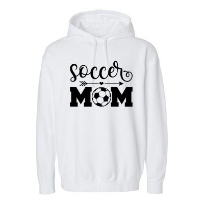 Soccer Mom Cute Gift Garment-Dyed Fleece Hoodie