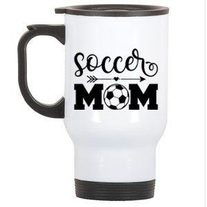 Soccer Mom Cute Gift Stainless Steel Travel Mug