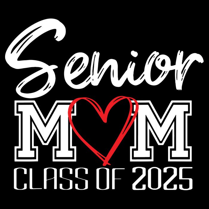 Senior Mom Class Of 2025 Proud Mom Of Graduate Heart Mom Flat Bill Trucker Hat