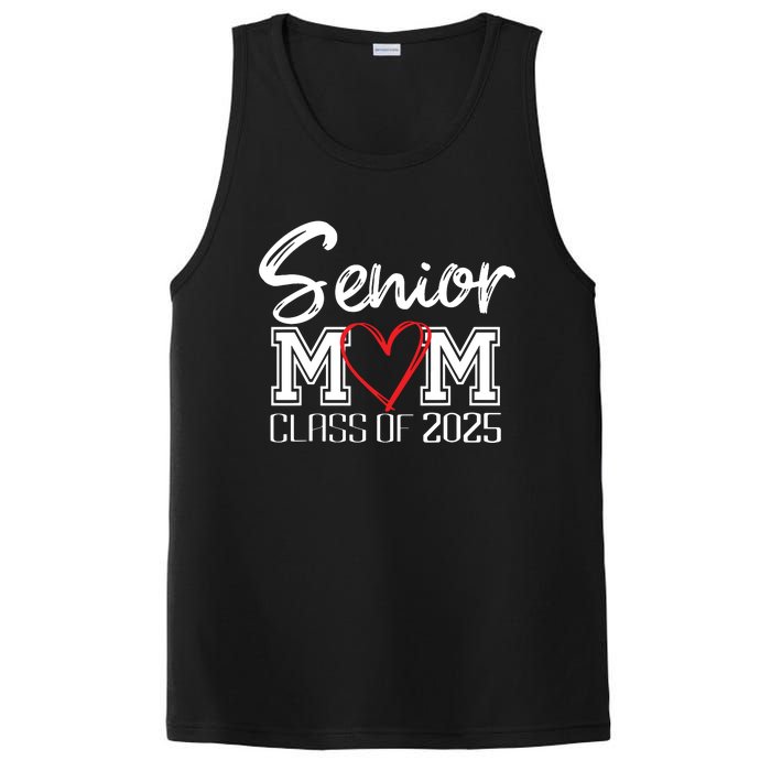 Senior Mom Class Of 2025 Proud Mom Of Graduate Heart Mom PosiCharge Competitor Tank