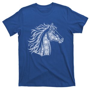 Snowflake Merry Christmas Snowflakes Horse Gift T-Shirt