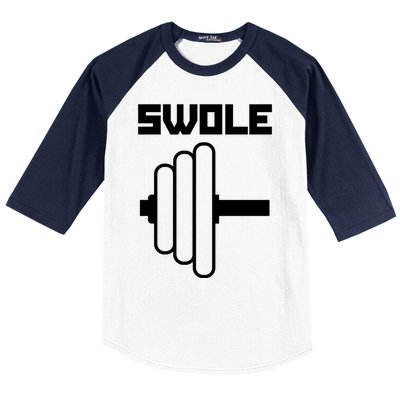 Swole Mates Cute Workout Couples Valentines Day Gym Fitness Great Gift Baseball Sleeve Shirt