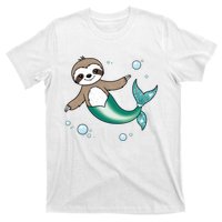 Sloth Mermaid Cute Slothmaid Fantasy T-Shirt