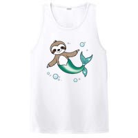 Sloth Mermaid Cute Slothmaid Fantasy PosiCharge Competitor Tank