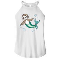 Sloth Mermaid Cute Slothmaid Fantasy Women's Perfect Tri Rocker Tank