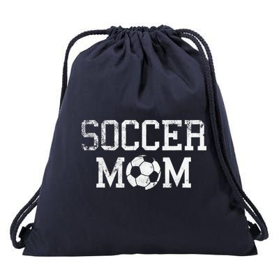 Soccer Mama Clothing Retro Vintage Soccer Mom Drawstring Bag