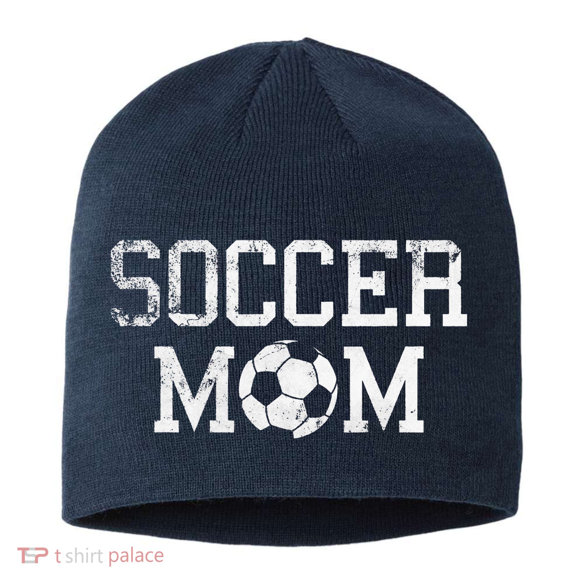 Soccer Mama Clothing Retro Vintage Soccer Mom Sustainable Beanie