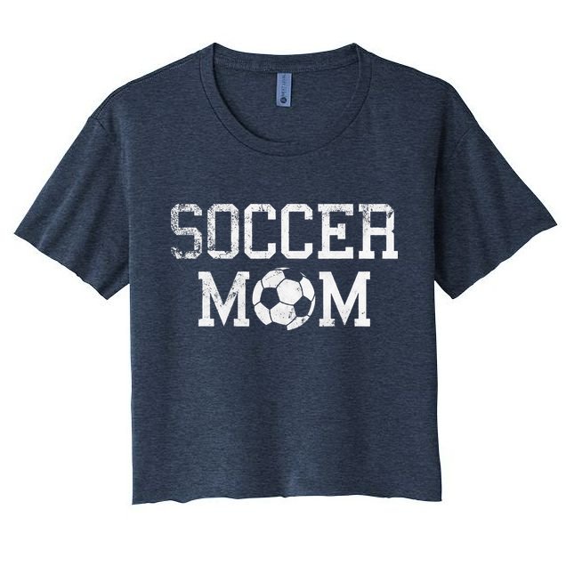Soccer Mama Clothing Retro Vintage Soccer Mom Crop Top