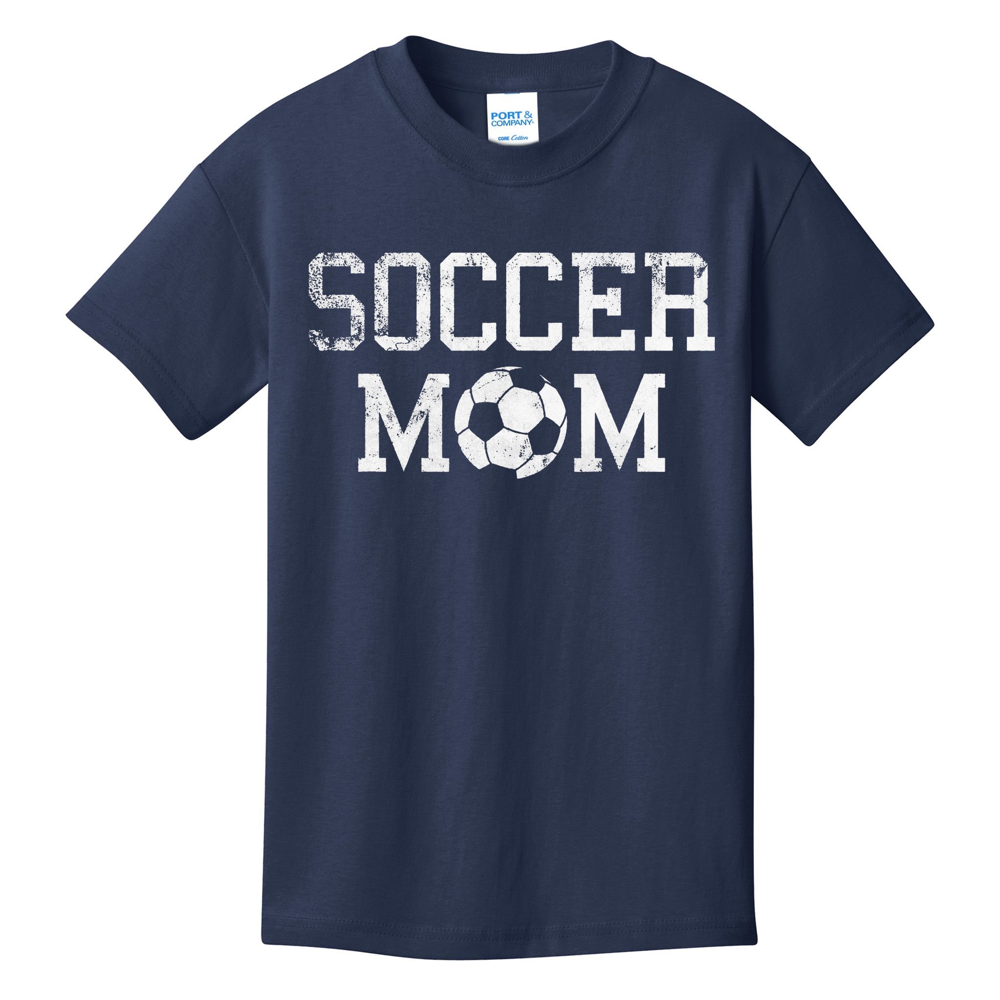 Soccer Mama Clothing Retro Vintage Soccer Mom Kids T-Shirt