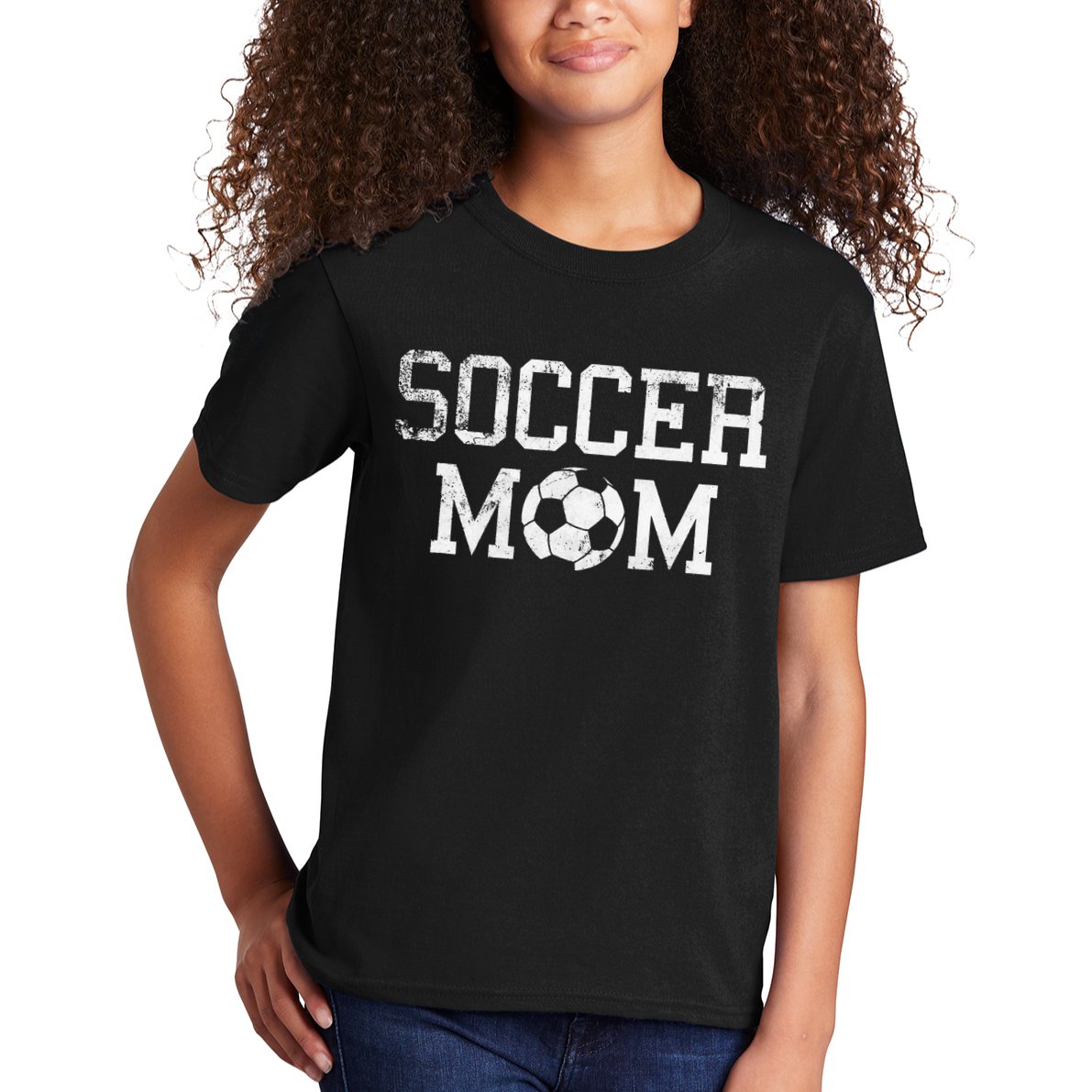 Soccer Mama Clothing Retro Vintage Soccer Mom Kids T-Shirt