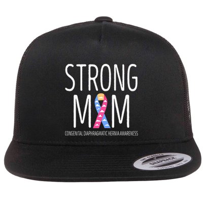 Strong Mom Congenital Diaphragmatic Hernia Awareness Flatbill Hat