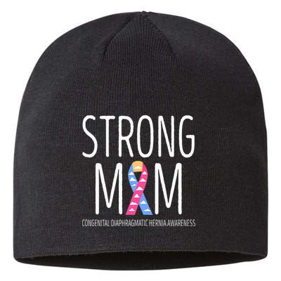 Strong Mom Congenital Diaphragmatic Hernia Awareness Sustainable Beanie