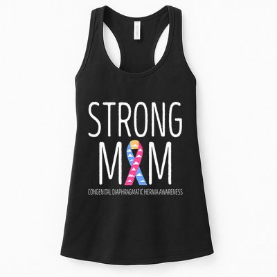Strong Mom Congenital Diaphragmatic Hernia Awareness Womens Tank Top